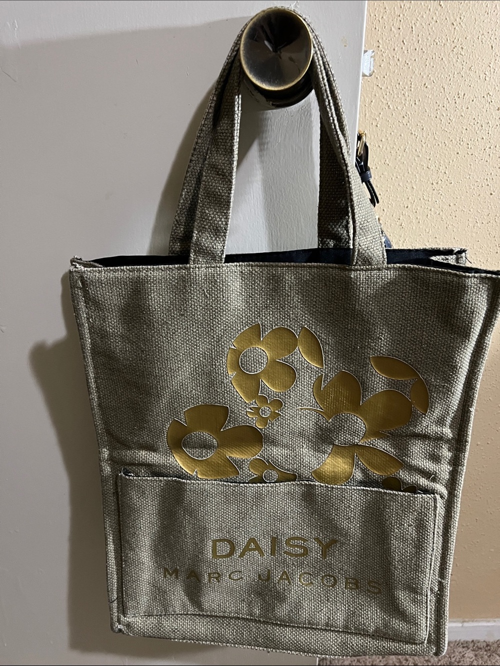Marc Jacob’s Daisy Burlap Tote